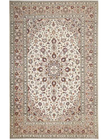 Kashan 197x305 Cm Kashan Persia Hand-carded Wool Cotton