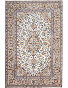 Kashan 200x300 Cm Kashan, Persia, Hand-carded Wool (warp: