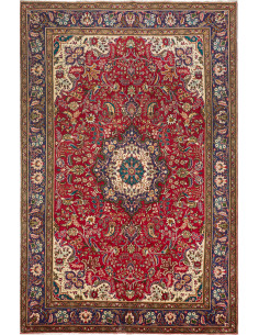 Tabriz 200x303 Cm Tabriz, Persia, Lana Cardata A Mano