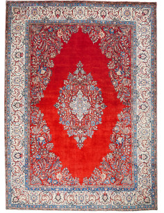 Sarough 267x368 Cm Sarough, Persia, Lana Cardata A Mano