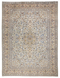 Kashan 297x393 Cm Kashan, Persia, Hand-carded Wool (cotton