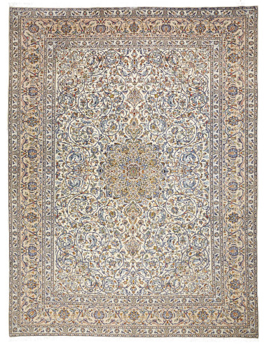 Kashan 297x393 Cm Kashan, Persia, Hand-carded Wool (cotton