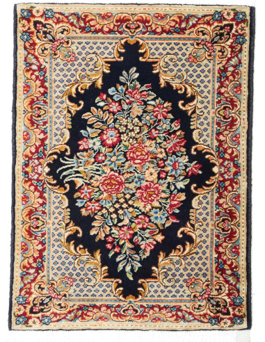Kerman 65x90 Cm Kerman, Persia, Lana Cardata A Mano (ordito