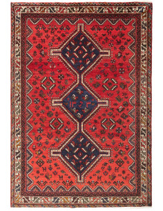 Shiraz 170x248 Cm Shiraz Persia Lana Cardata A Mano Cotone