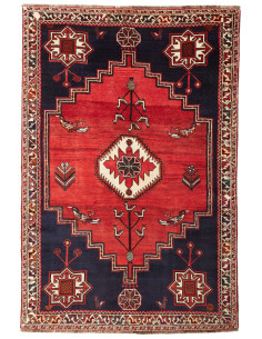 Shiraz 168x253 Cm Shiraz, Persia, Lana Cardata A Mano