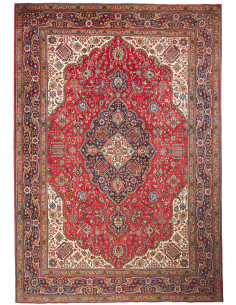 Tabriz 247x358 Cm Tabriz, Persia, Hand-carded Wool (warp:
