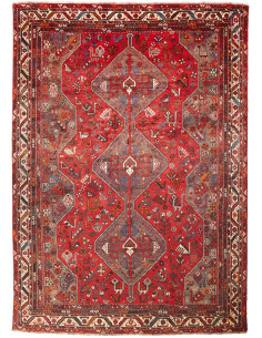 Shiraz 214x302 Cm Shiraz, Persia, Hand-carded Wool (cotton