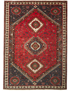 Shiraz 220x308 Cm Shiraz, Persia, Hand-carded Wool (warp: