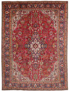 Tabriz 255x345 Cm Tabriz, Persia, Hand-carded Wool (warp:
