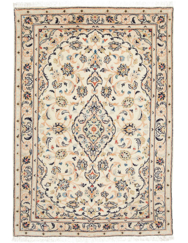 Kashan Fine 102x148 Cm Kashan Fine, Persia, Hand-carded Wool