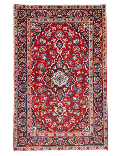 Kashan Fine 100x156 Cm Kashan Fine, Persia, Hand-carded Wool