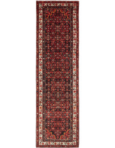 Hamadan 108x387 Cm Hamadan, Persia, Lana Cardata A Mano