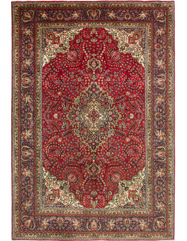 Tabriz 202x300 Cm Tabriz Persia Hand-carded Wool Cotton Warp