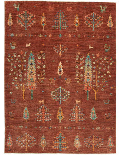 Shahi 150x205 Cm Shahi, Pakistan, Hand-carded Wool, Cotton