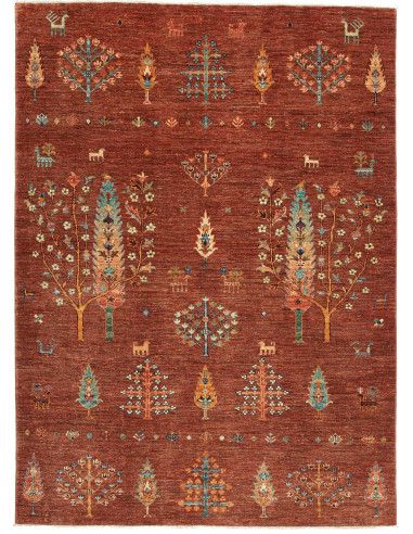 Shahi 150x205 Cm Shahi, Pakistan, Hand-carded Wool, Cotton