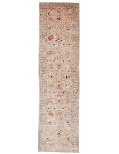 Rug Ziegler Fine Pakistan 79x296 Greige Terracot