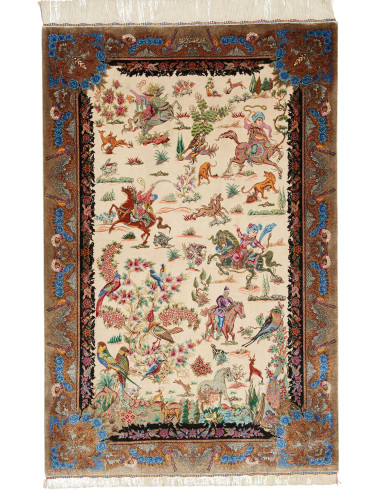 Ghom Silk 100x150 Cm Ghom Silk, Persia, Silk,