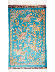Ghom Silk 59x96 Cm Ghom Silk Persia 100% Silk (warp: Silk)