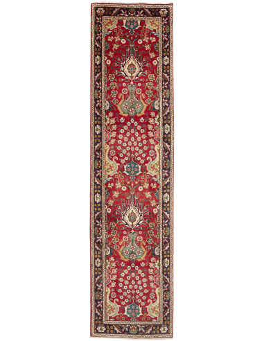Tabriz 82x342 Cm Tabriz, Persia, Hand-carded Wool (warp: