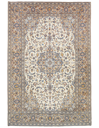 Kashan 195x292 Cm Kashan, Persia, Hand-carded Wool (warp: