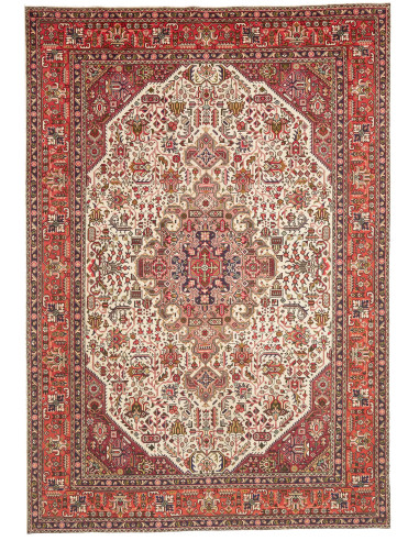 Tabriz 202x298 Cm Tabriz Persia Hand-carded Wool Cotton