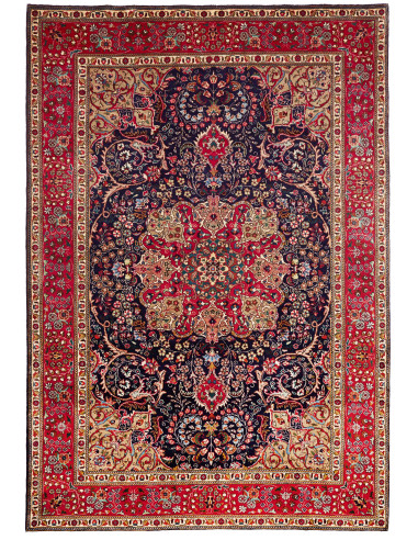 Tabriz 204x300 Cm Tabriz Persia Hand-carded Wool (warp: