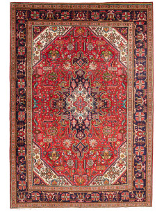 Tabriz 205x285 Cm Tabriz, Persia, Lana Cardata A Mano