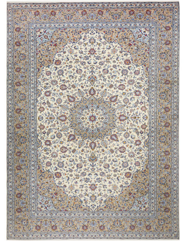 Kashan 290x400 Cm Kashan, Persia, Hand-carded Wool (cotton