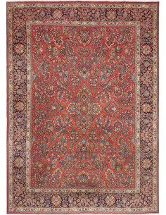 Sarough 283x398 Cm Sarough, Persia, Lana Cardata A Mano