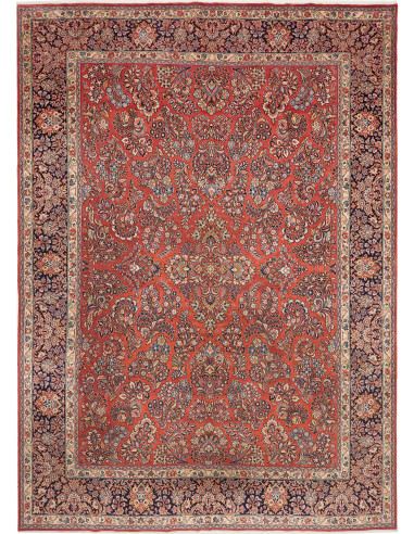 Sarough 283x398 Cm Sarough, Persia, Hand-carded Wool (warp: