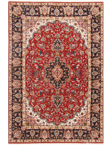 Ghom 140x211 Cm Ghom Persia Hand-carded Wool 300,000-350,000
