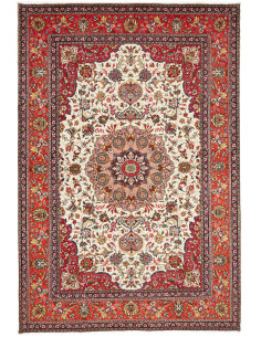 Tabriz 203x298 Cm Tabriz, Persia, Lana Cardata A Mano