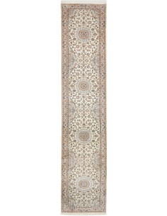 Nain 6la 85x405 Cm Nain 6la, Persia, Hand-spun Wool And Silk